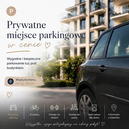 Morze Rowery I Parking Gratis Gym & Sauna * 그단스크